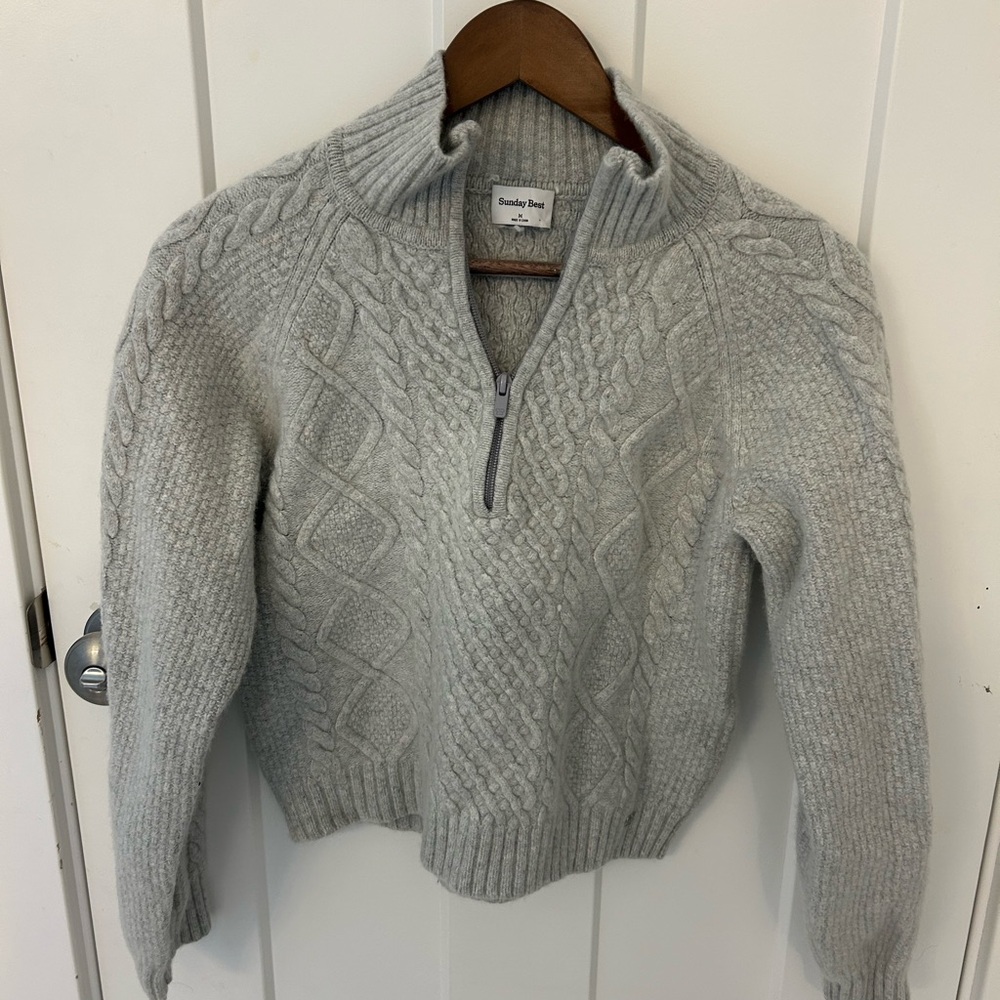 Sunday best cropped sweater